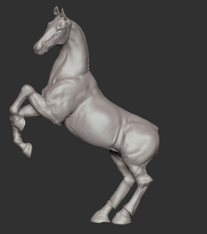 Horse pose illustration 3d rendering 17225348 PNG